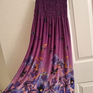 Ella Purple Ruffled Dress